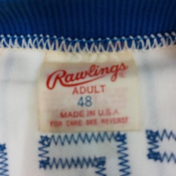 VINTAGE 1986 New York Mets on field Uniform with Jersey and Pants by Rawlings - Picture 6 of 7